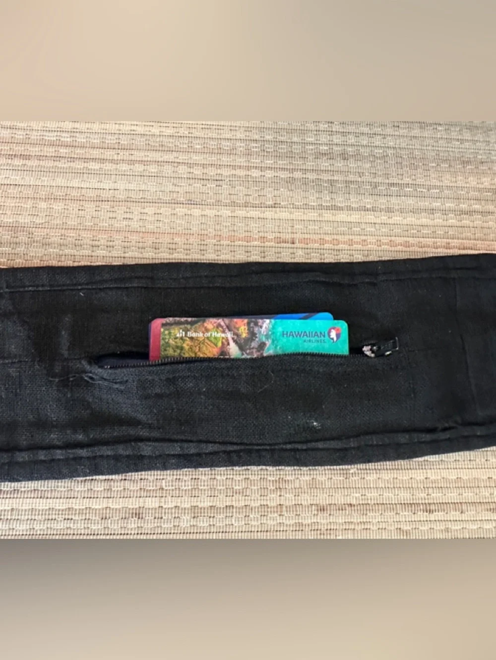 Vintage Hmong Paj Ntaub Obi Belt Boho Embroidered Wrap Money Belt